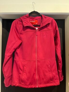 O'Neill burgundy Zip-Up sweater